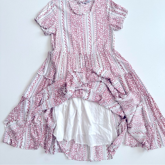 Hello Honey Tiered Floral Midi Dress Size M/L - Picture 6 of 8